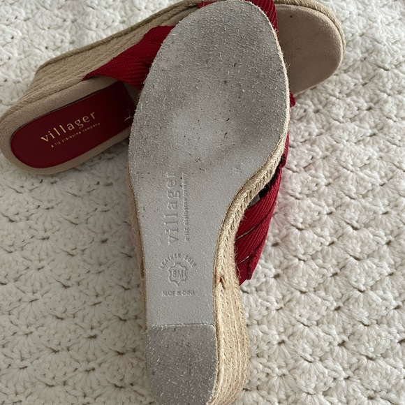 Red Villager espadrilles size 8 - Picture 4 of 4